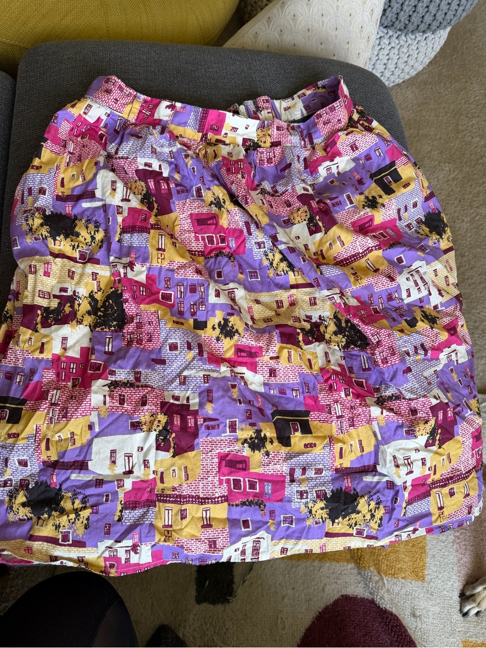 ModCloth Landscape City Skirt